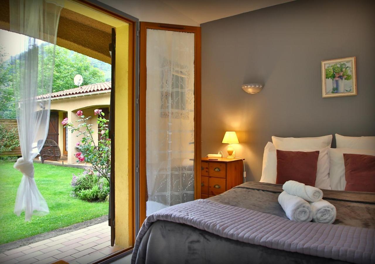Beau Vallon - Gite Et Chambres D'Hotes Pyrenees-Mediterranee - Pays Catalan Sahorre Exteriör bild